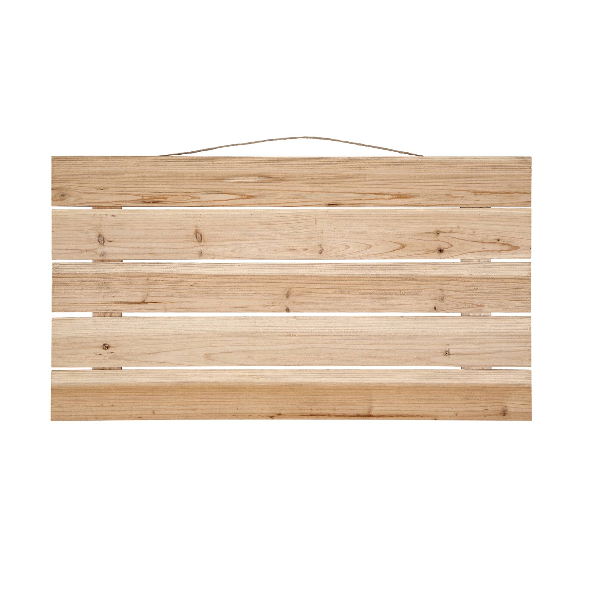 26" Wood Pallet Rectangle Plaque by Make Market®